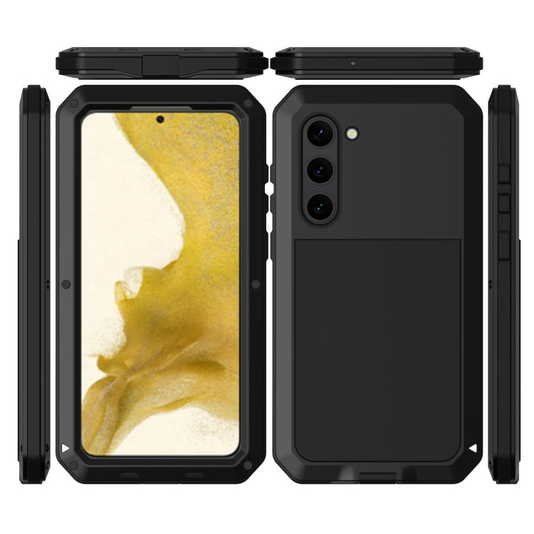 For Samsung Galaxy S23 5G RedPepper 360 Full Body Rugged Metal Life Waterproof Phone Case(Black) - Galaxy S23 5G Cases by RedPepper | Online Shopping South Africa | PMc TechLife | Buy Now Pay Later Mobicred
