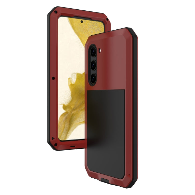 For Samsung Galaxy S23 5G RedPepper 360 Full Body Rugged Metal Waterproof Phone Case(Red) - free shipping - PMc TechLife - Order now!