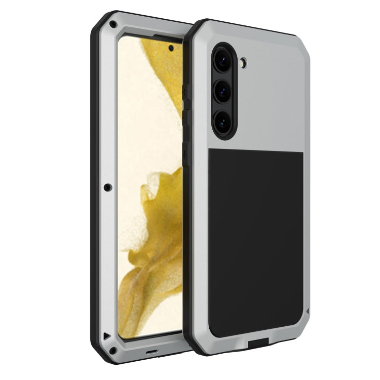 For Samsung Galaxy S23 5G RedPepper 360 Full Body Rugged Metal Life Waterproof Phone Case(Silver) - Galaxy S23 5G Cases by RedPepper | Online Shopping South Africa | PMc TechLife | Buy Now Pay Later Mobicred