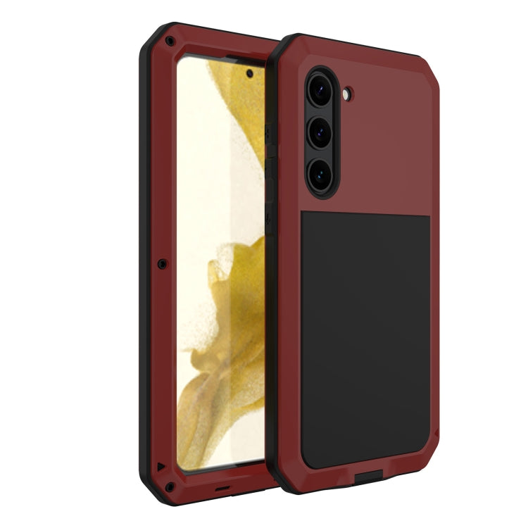 For Samsung Galaxy S23+ 5G RedPepper 360 Full Body Rugged Metal Life Waterproof Phone Case(Red) - free shipping - PMc TechLife - Order now!