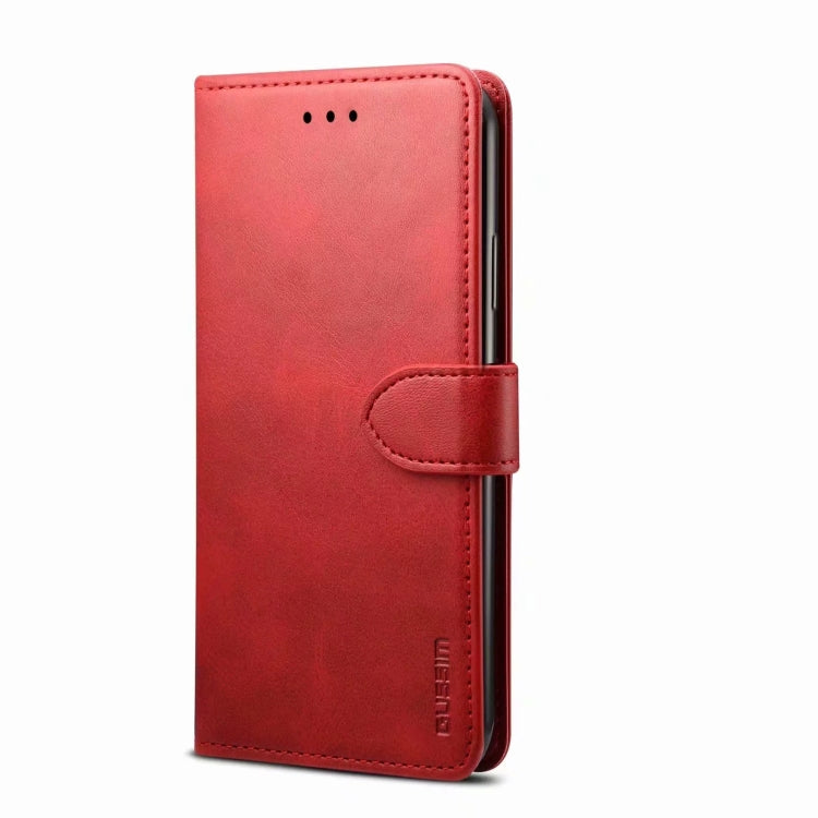 For Huawei Nova 3i GUSSIM Business Style Horizontal Flip Leather Case with Holder & Card Slots & Wallet(Red) - Huawei Cases by GUSSIM | Online Shopping South Africa | PMC TechLife