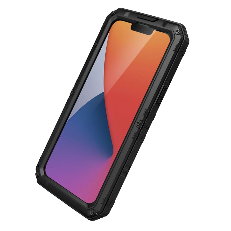 For iPhone 14 RedPepper Wolf 360 Full Body Rugged Life Waterproof Phone Case(Black) - iPhone 14 Cases by RedPepper | Online Shopping South Africa | PMc TechLife | Buy Now Pay Later Mobicred