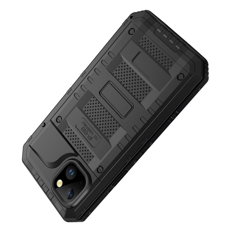 For iPhone 14 RedPepper Wolf 360 Full Body Rugged Life Waterproof Phone Case(Black) - iPhone 14 Cases by RedPepper | Online Shopping South Africa | PMc TechLife | Buy Now Pay Later Mobicred