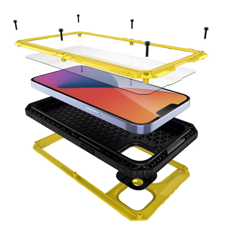 For iPhone 14 Plus RedPepper Wolf 360 Full Body Rugged Life Waterproof Phone Case(Yellow) - free shipping - PMc TechLife - Order now!