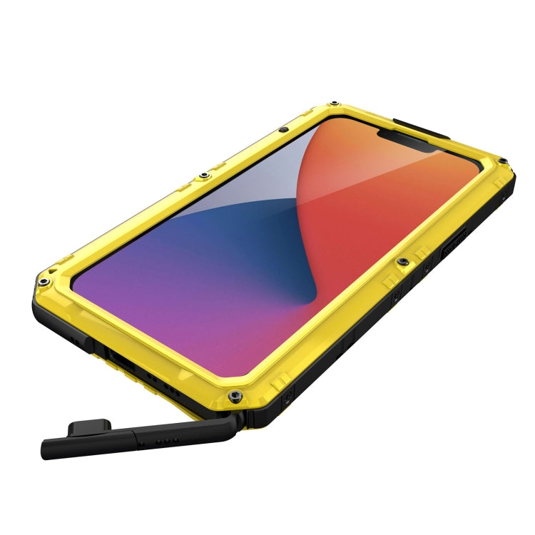 For iPhone 14 Plus RedPepper Wolf 360 Full Body Rugged Life Waterproof Phone Case(Yellow) - free shipping - PMc TechLife - Order now!