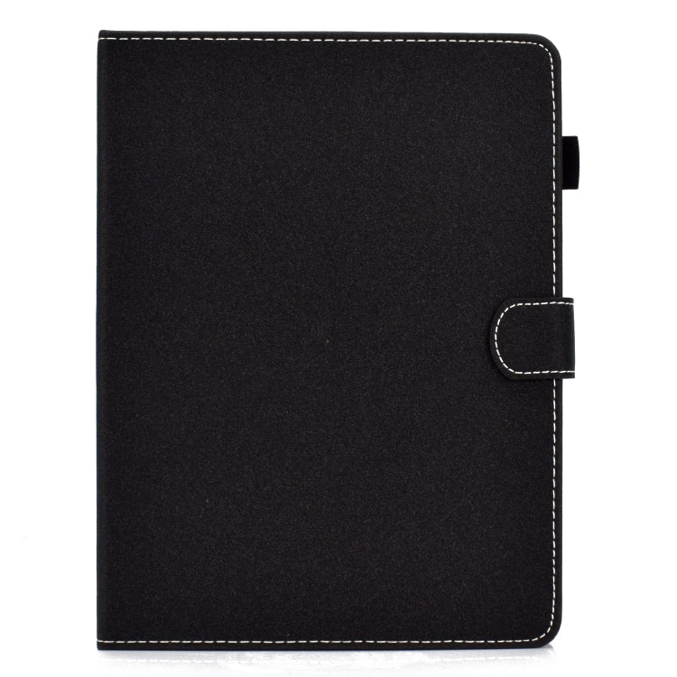 For 10 inch Solid Color Tablet PC Universal Magnetic Horizontal Flip Leather Case with Card Slots & Holder(Black) - 10 - 11 inch by PMC TechLife | Online Shopping South Africa | PMC TechLife | Buy Now Pay Later Mobicred