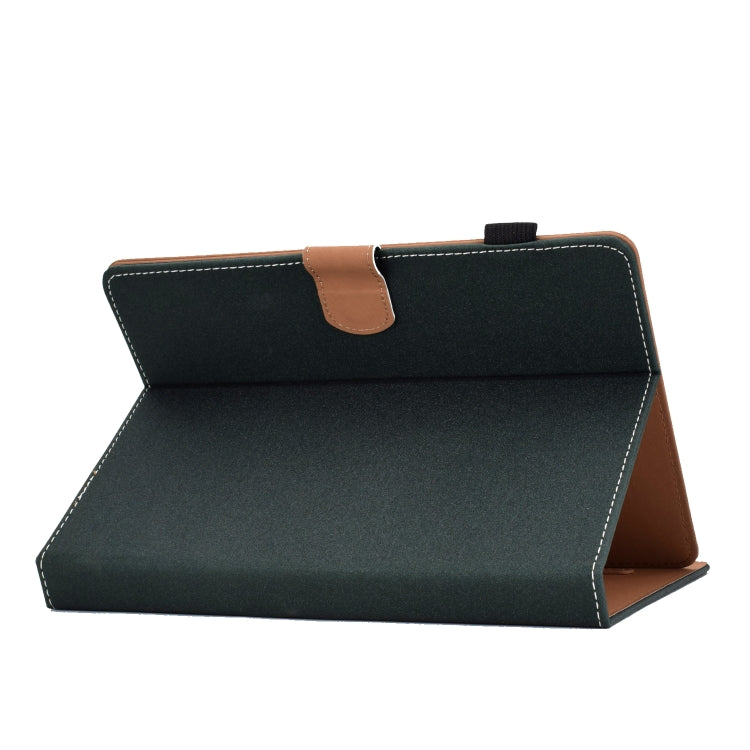For 10 inch Solid Color Tablet PC Universal Magnetic Horizontal Flip Leather Case with Card Slots & Holder(Green) - 10 - 11 inch by PMC TechLife | Online Shopping South Africa | PMC TechLife | Buy Now Pay Later Mobicred