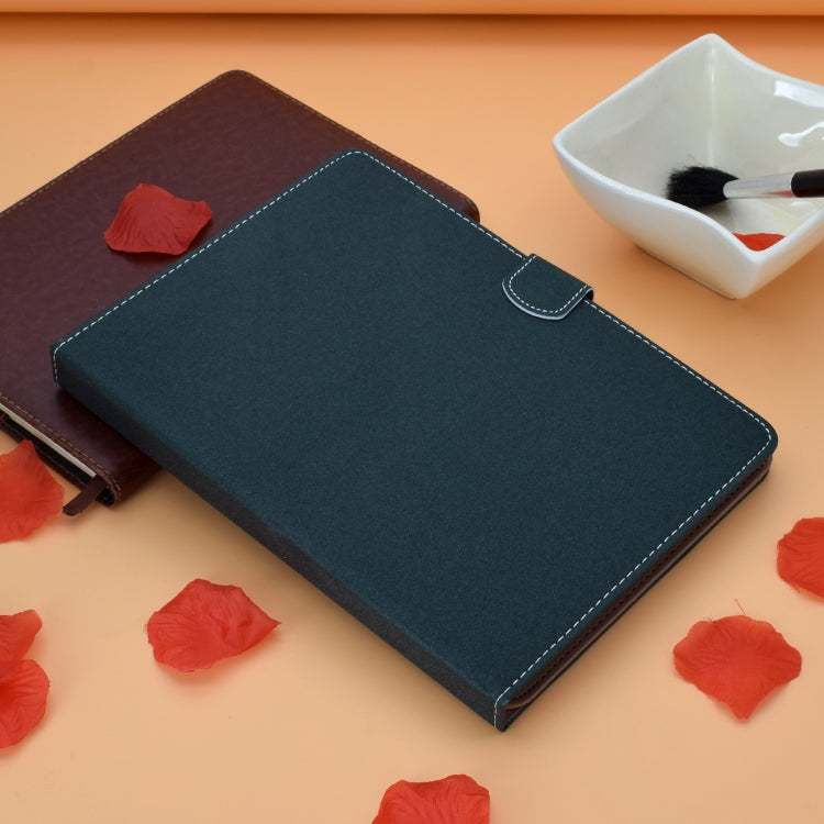 For 10 inch Solid Color Tablet PC Universal Magnetic Horizontal Flip Leather Case with Card Slots & Holder(Green) - 10 - 11 inch by PMC TechLife | Online Shopping South Africa | PMC TechLife | Buy Now Pay Later Mobicred