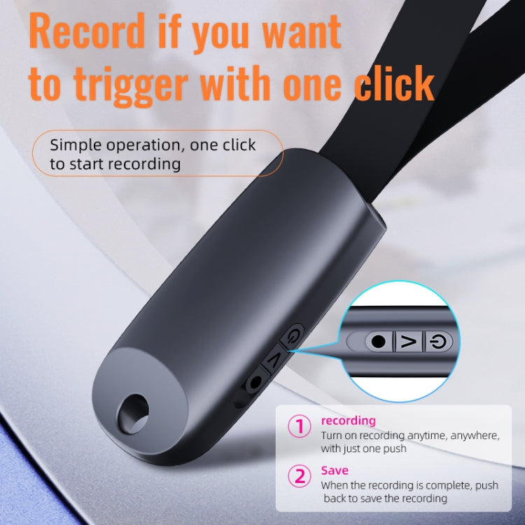 JNN S26 Smart Digital Noise Canceling Voice Recorder with Lanyard, Capacity:32GB(Black) - Recording Pen by JNN | Online Shopping South Africa | PMC TechLife | Buy Now Pay Later Mobicred