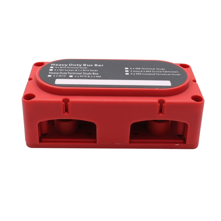 CP-3087-02 100A 48V 12-way M6 Terminal Busbar(Red) - Booster Cable & Clip by PMC TechLife | Online Shopping South Africa | PMC TechLife | Buy Now Pay Later Mobicred