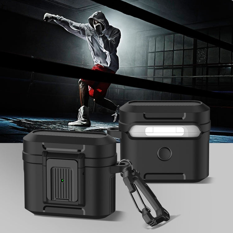 For AirPods 3 Earphone TPU + PC Protective Case(Black) - For AirPods 3 by PMC Jewellery | Online Shopping South Africa | PMC Jewellery | Buy Now Pay Later Mobicred