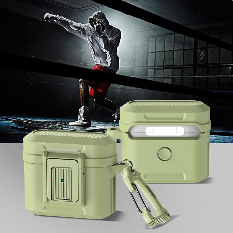 For AirPods 3 Earphone TPU + PC Protective Case(Green) - For AirPods 3 by PMC Jewellery | Online Shopping South Africa | PMC Jewellery | Buy Now Pay Later Mobicred