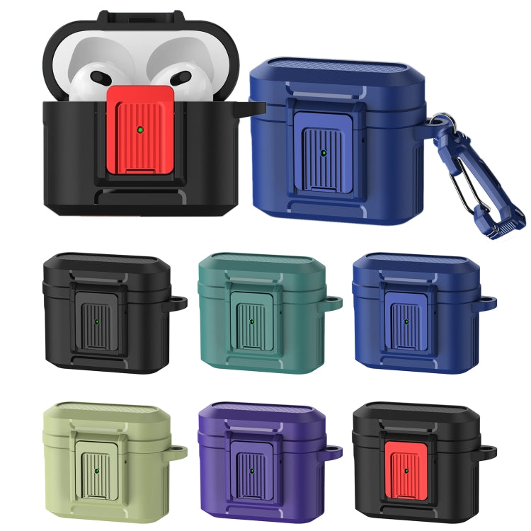 For AirPods 3 Earphone TPU + PC Protective Case(Black) - For AirPods 3 by PMC Jewellery | Online Shopping South Africa | PMC Jewellery | Buy Now Pay Later Mobicred