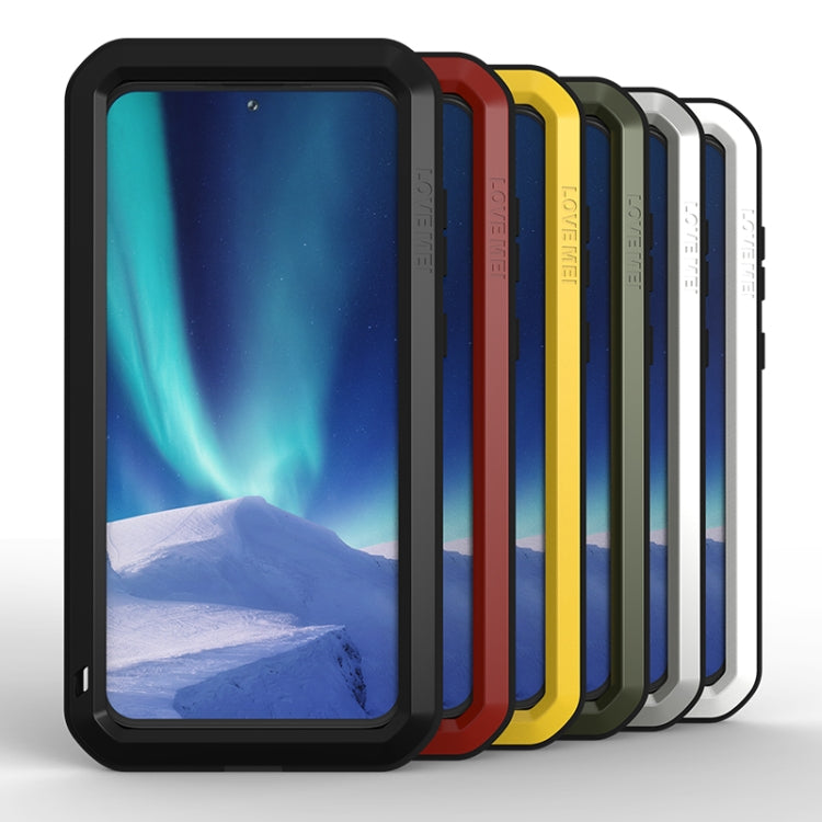 For Samsung Galaxy S23+ 5G LOVE MEI Metal Shockproof Life Waterproof Dustproof Phone Case(White) - Galaxy S23+ 5G Cases by LOVE MEI | Online Shopping South Africa | PMC TechLife | Buy Now Pay Later Mobicred