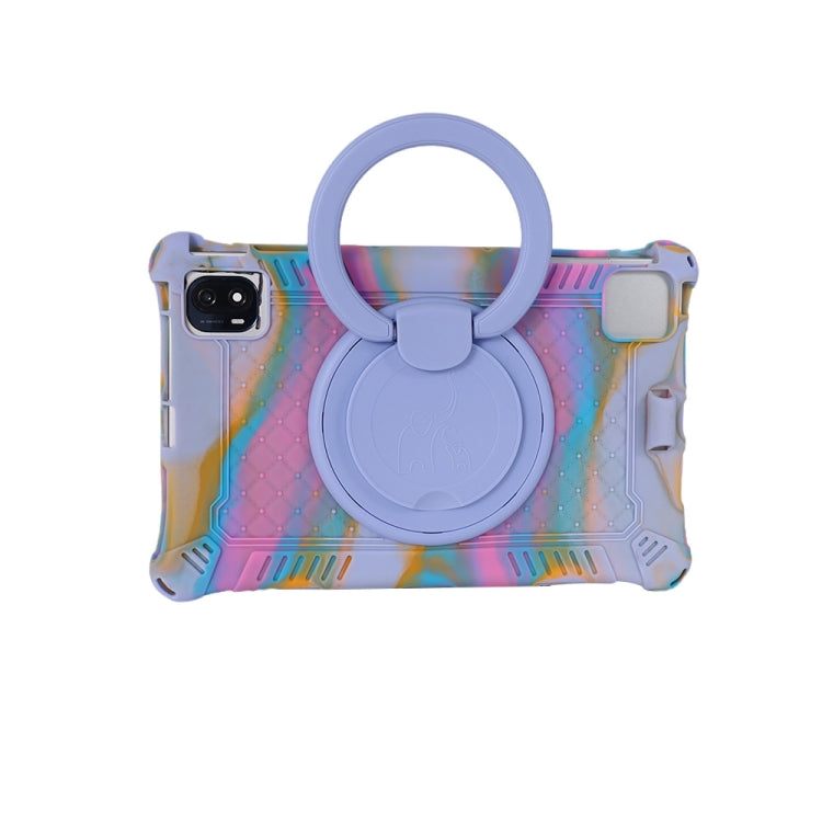 For TCL 10 Tab Max 4G Portable Silicone Tablet Protective Case(Blue) - Others by PMC TechLife | Online Shopping South Africa | PMC TechLife | Buy Now Pay Later Mobicred