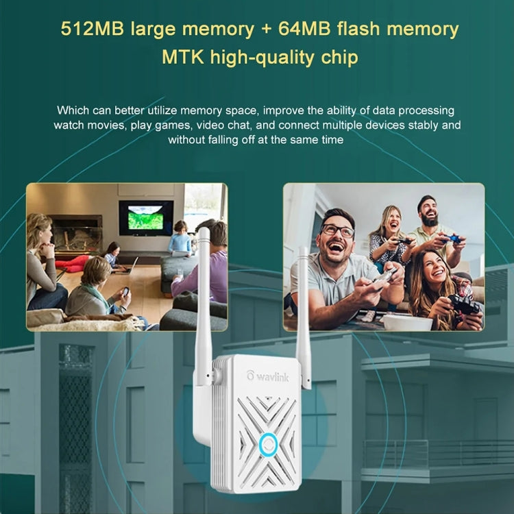 Wavlink WN578W2 300Mbps 2.4GHz WiFi Extender Repeater Home Wireless Signal Amplifier(EU Plug) - free shipping - PMC Jewellery - Order now!