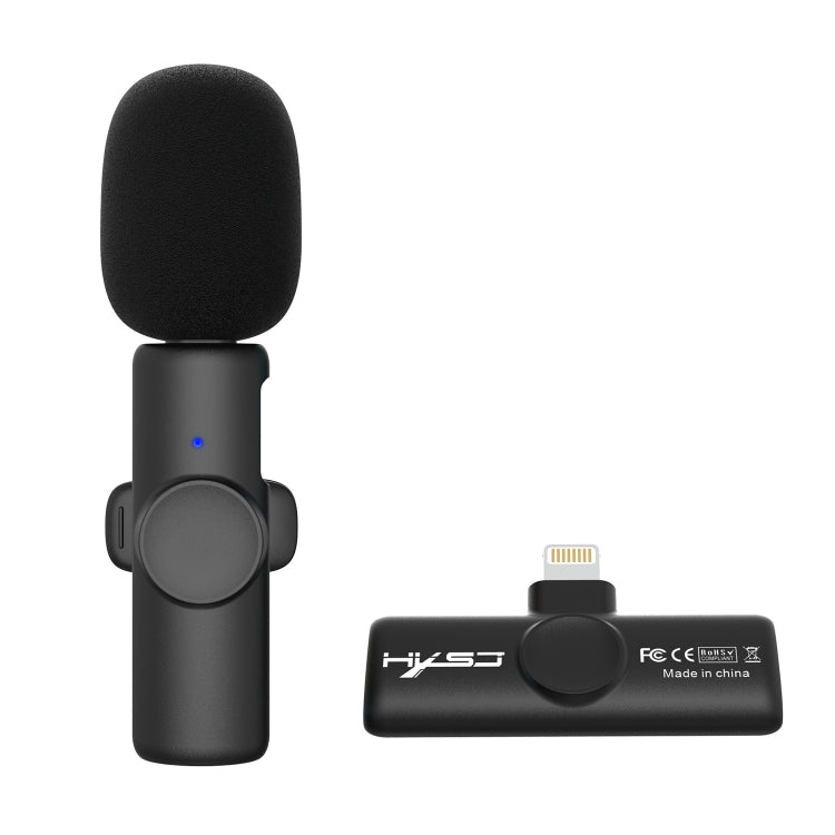 HXSJ F18 2.4G 8 Pin Noise Reduction Lavalier Wireless Microphone(Black) - free shipping - PMC TechLife - Order now!