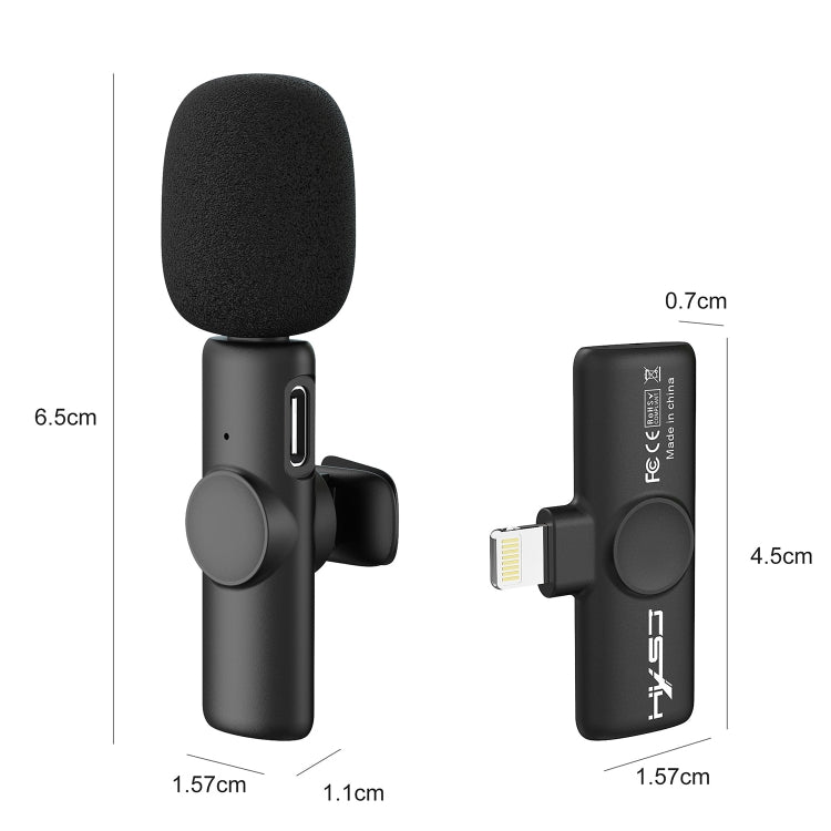 HXSJ F18 2.4G 8 Pin Noise Reduction Lavalier Wireless Microphone(Black) - free shipping - PMC TechLife - Order now!