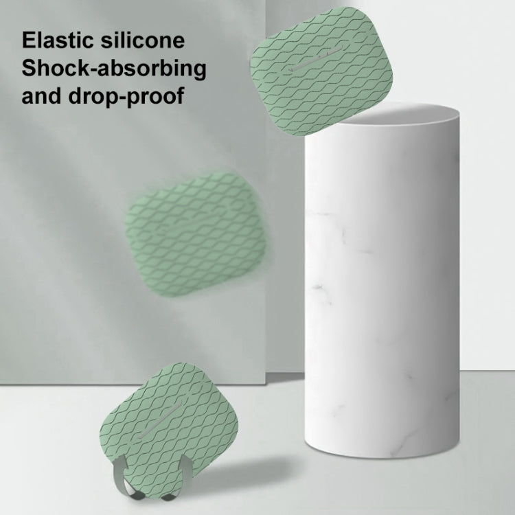 For AirPods Pro 2 Wave Pattern Silicone Earphone Case(Dark Green) - For AirPods Pro 2 by PMC Jewellery | Online Shopping South Africa | PMC Jewellery | Buy Now Pay Later Mobicred