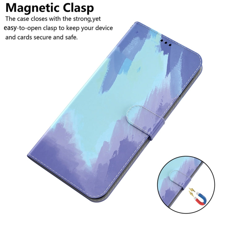For OPPO Reno8 T 4G Watercolor Pattern Flip Leather Phone Case(Winter Snow) - OPPO Cases by PMC TechLife | Online Shopping South Africa | PMC TechLife | Buy Now Pay Later Mobicred