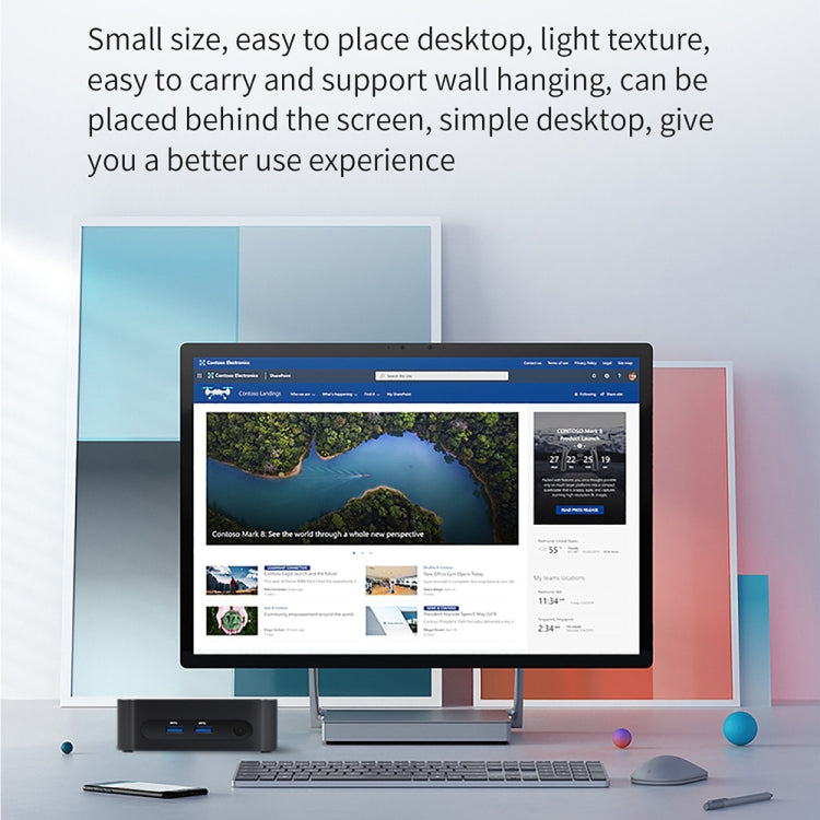 ZX03 Windows 11 Mini PC, Intel Twin Lake N150, Support Dual HDMI Output, Spec:8GB+256GB(US Plug) - free shipping - PMc TechLife - Order now!