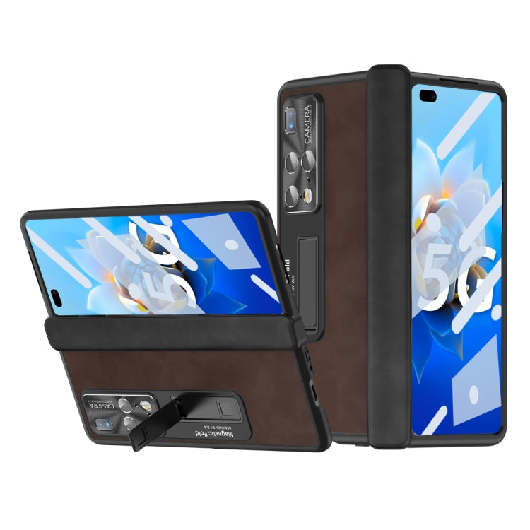 For Huawei Mate X2 5G Napa Texture All-inclusive Phone Case(Coffee) - free shipping - PMC TechLife - Order now!