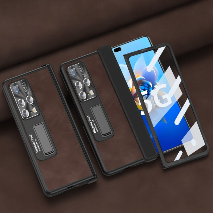 For Huawei Mate X2 5G Napa Texture All-inclusive Phone Case(Coffee) - free shipping - PMC TechLife - Order now!