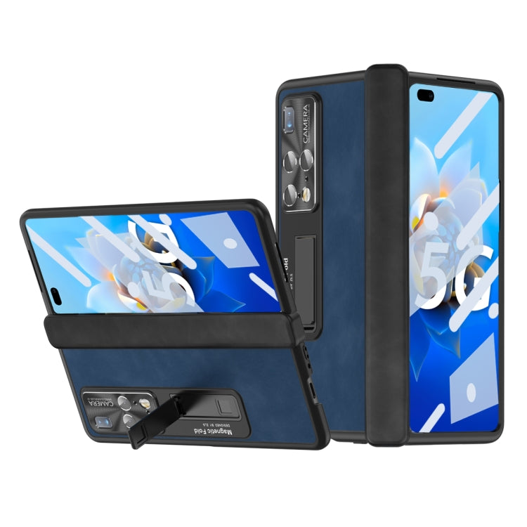 For Huawei Mate X2 5G Napa Texture All-inclusive Phone Case(Blue) - free shipping - PMC TechLife - Order now!