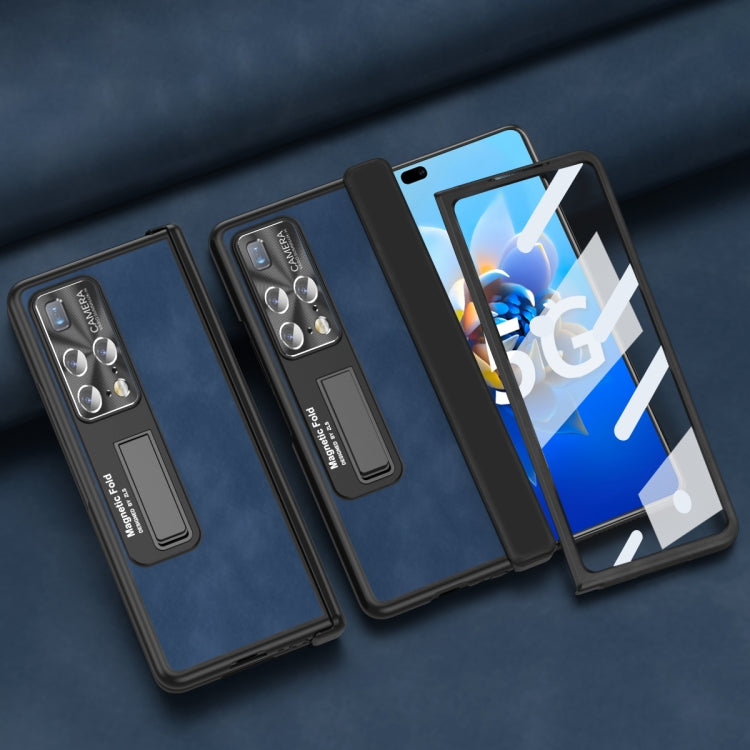 For Huawei Mate X2 5G Napa Texture All-inclusive Phone Case(Blue) - free shipping - PMC TechLife - Order now!