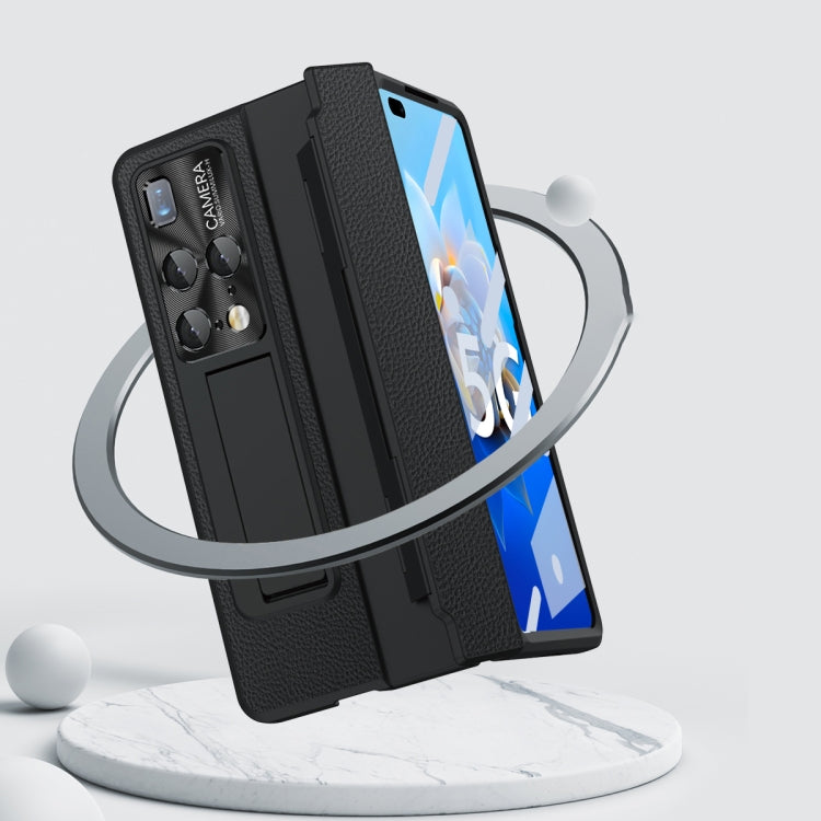 For Huawei Mate X2 Integrated Full Coverage Hinge Phone Case with Stylus(Black) - Huawei Cases by PMC TechLife | Online Shopping South Africa | PMC TechLife | Buy Now Pay Later Mobicred