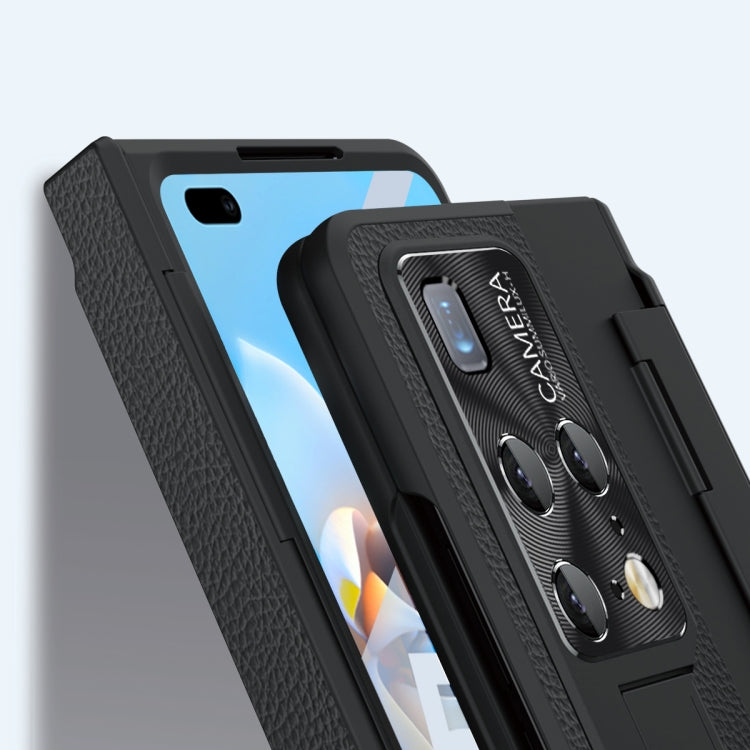 For Huawei Mate X2 Integrated Full Coverage Hinge Phone Case with Stylus(Black) - Huawei Cases by PMC TechLife | Online Shopping South Africa | PMC TechLife | Buy Now Pay Later Mobicred