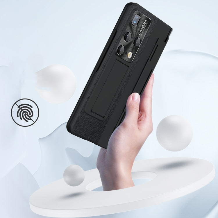 For Huawei Mate X2 Integrated Full Coverage Hinge Phone Case with Stylus(Black) - Huawei Cases by PMC TechLife | Online Shopping South Africa | PMC TechLife | Buy Now Pay Later Mobicred