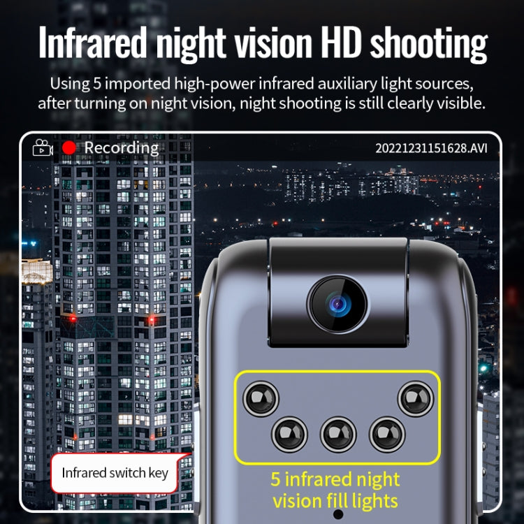 JNN V13 1080P Multifunctional Infrared Night Vision Recorder, Capacity:128G(Black) - Recording Pen by JNN | Online Shopping South Africa | PMC TechLife | Buy Now Pay Later Mobicred