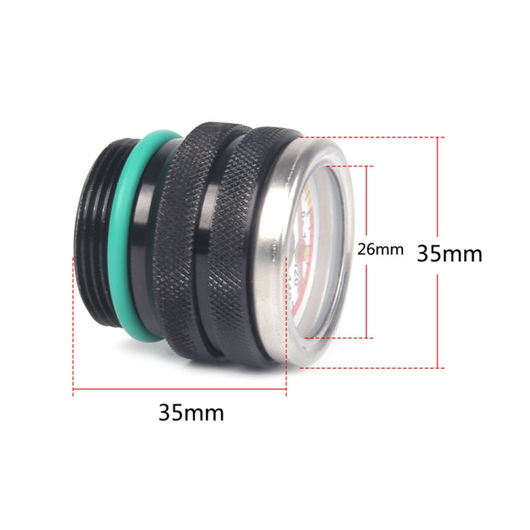 For Kawasaki Vulcan 650 Modified Motorcycle Engine Oil Meter Thermometer(Silver) - Others by PMC TechLife | Online Shopping South Africa | PMC TechLife | Buy Now Pay Later Mobicred