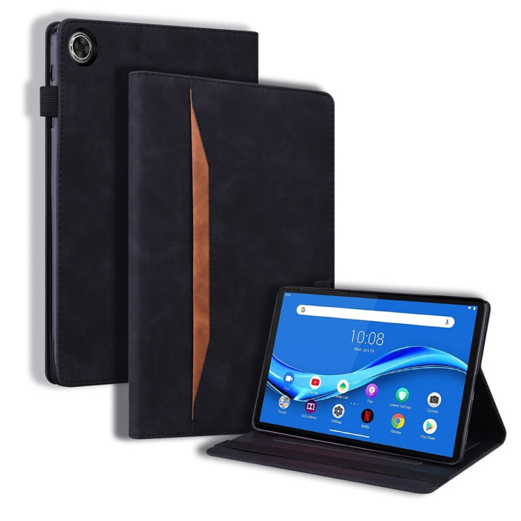 For Lenovo Tab M10 Plus 10.6 3rd Gen 2022 Business Shockproof Horizontal Flip Leather Tablet Case(Black) - Lenovo by PMC TechLife | Online Shopping South Africa | PMC TechLife | Buy Now Pay Later Mobicred