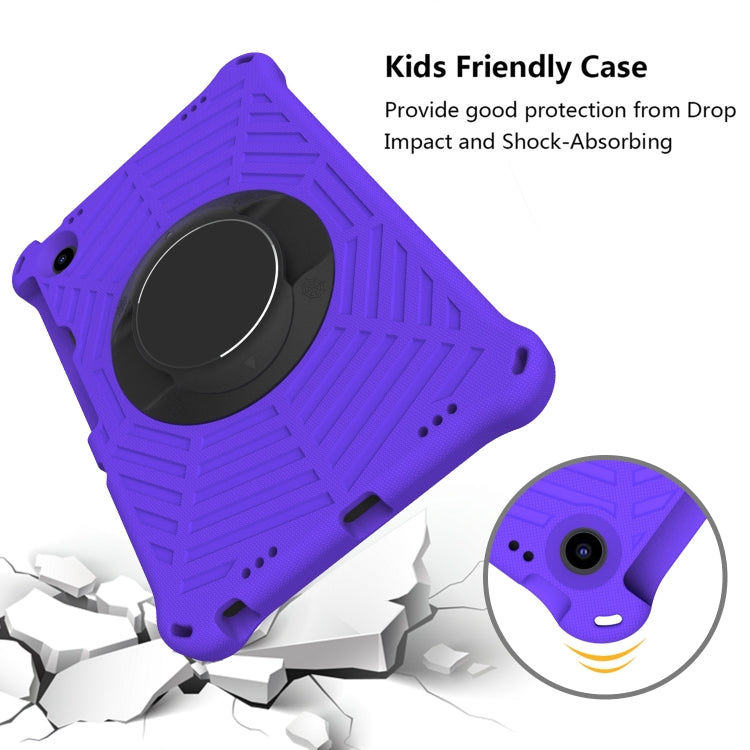 For Lenovo Tab M10 Plus 10.6 3rd Gen 2022 Spider King Silicone Protective Tablet Case(Purple) - Lenovo by PMC TechLife | Online Shopping South Africa | PMC TechLife | Buy Now Pay Later Mobicred