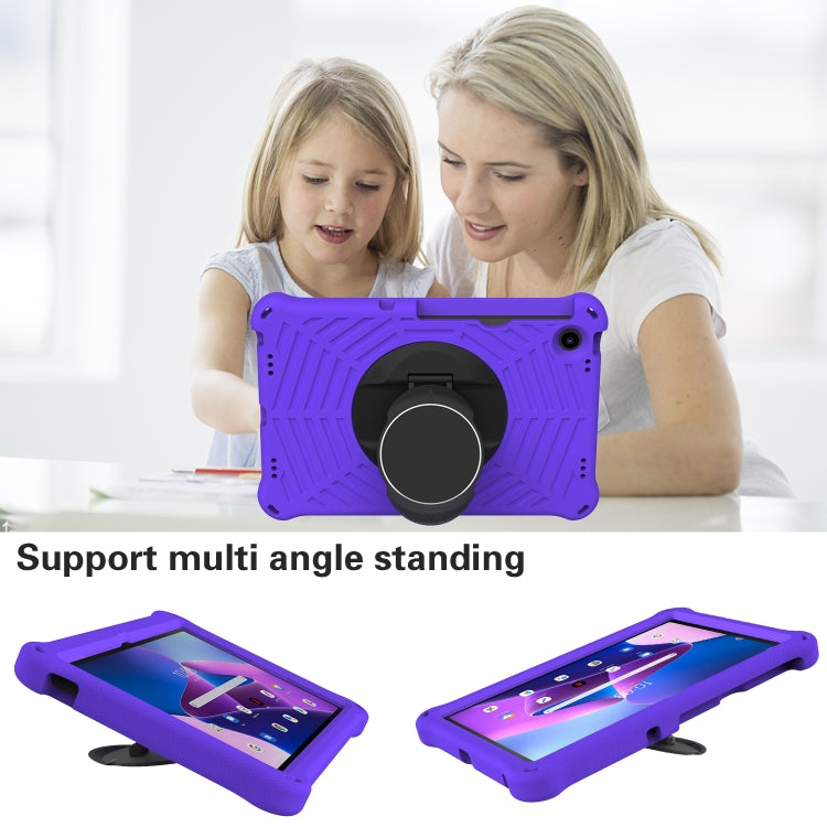 For Lenovo Tab M10 Plus 10.6 3rd Gen 2022 Spider King Silicone Protective Tablet Case(Purple) - Lenovo by PMC TechLife | Online Shopping South Africa | PMC TechLife | Buy Now Pay Later Mobicred