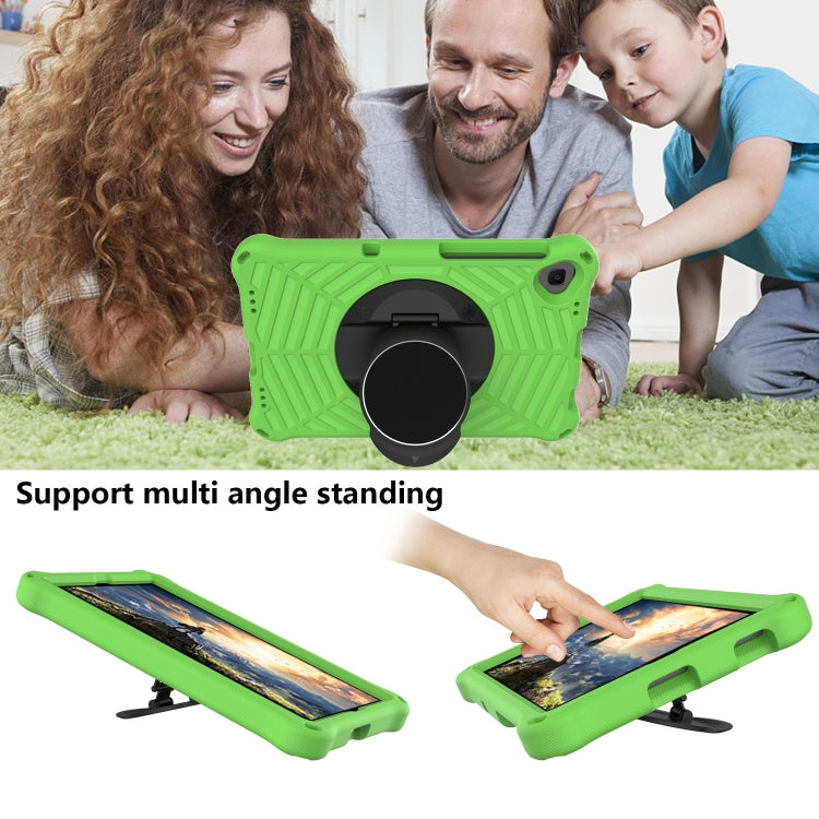 For Lenovo Tab K10 Spider King Silicone Protective Tablet Case(Green) - Lenovo by PMC TechLife | Online Shopping South Africa | PMC TechLife | Buy Now Pay Later Mobicred