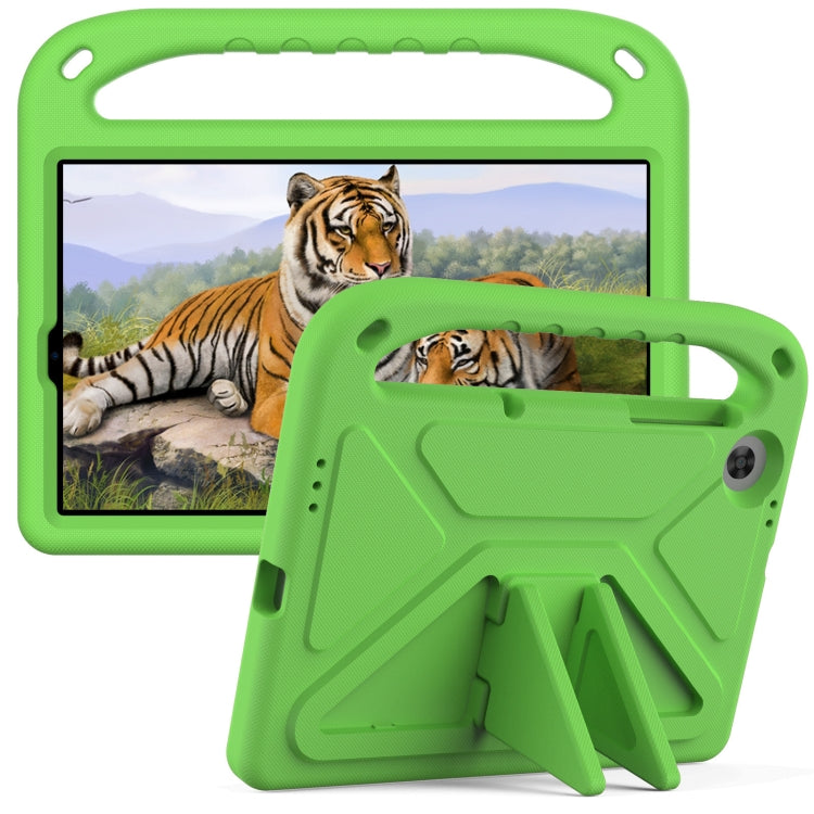 For Lenovo Tab M10 HD 2nd Gen Handle EVA Shockproof Tablet Case with Holder(Green) - Lenovo by PMC TechLife | Online Shopping South Africa | PMC TechLife