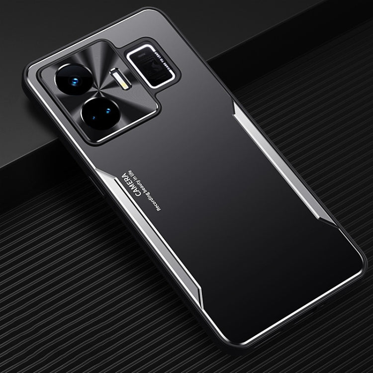 For Realme GT Neo 5 Blade Series TPU + Titanium Alloy Phone Case(Black Silver) - free shipping - PMC TechLife - Order now!