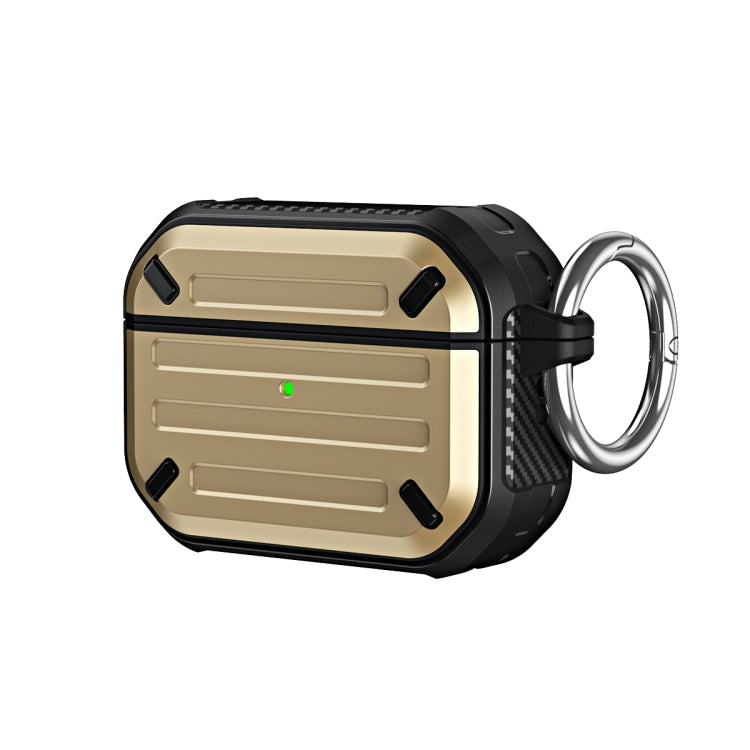 For AirPods Pro Wireless Earphones Protective Case(Gold) - For AirPods Pro by PMC Jewellery | Online Shopping South Africa | PMC Jewellery | Buy Now Pay Later Mobicred