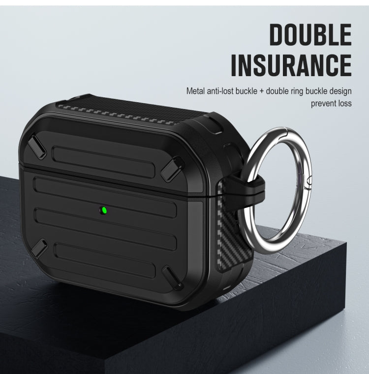 For AirPods Pro Wireless Earphones Protective Case(Cyan) - For AirPods Pro by PMC Jewellery | Online Shopping South Africa | PMC Jewellery | Buy Now Pay Later Mobicred