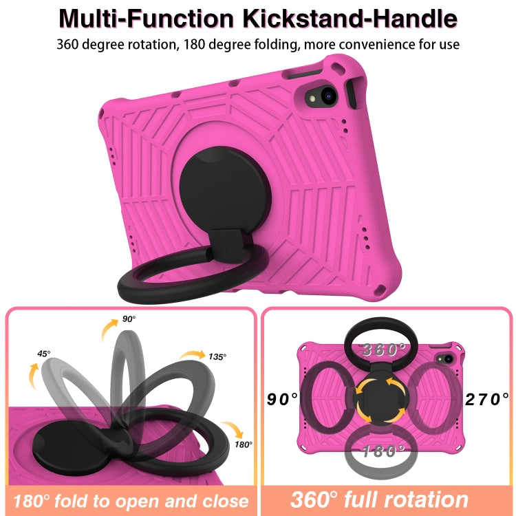 For Lenovo Tab P11 TB-J606 Spider King Silicone Protective Tablet Case(Rose Red) - Lenovo by PMC TechLife | Online Shopping South Africa | PMC TechLife | Buy Now Pay Later Mobicred