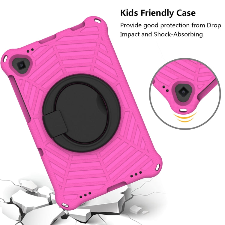 For Lenovo Tab K10 Spider King Silicone Protective Tablet Case(Rose Red) - Lenovo by PMC TechLife | Online Shopping South Africa | PMC TechLife | Buy Now Pay Later Mobicred