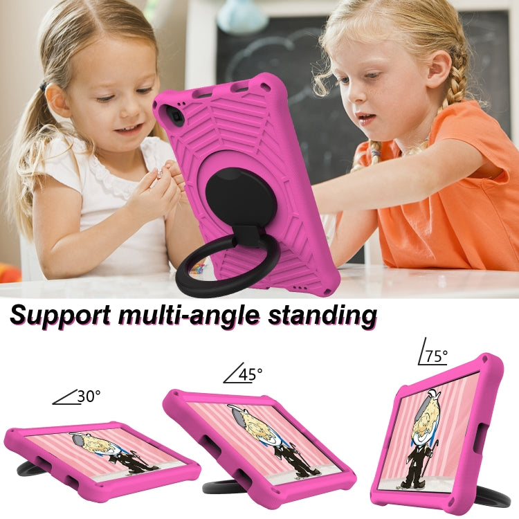 For Lenovo Tab K10 Spider King Silicone Protective Tablet Case(Rose Red) - Lenovo by PMC TechLife | Online Shopping South Africa | PMC TechLife | Buy Now Pay Later Mobicred