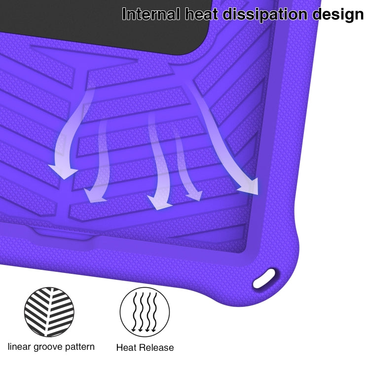 For Lenovo M10 FHD Plus / 2nd Gen 10.3 / TB-X606 TB-X306X Spider King Silicone Protective Tablet Case(Purple) - Lenovo by PMC TechLife | Online Shopping South Africa | PMC TechLife | Buy Now Pay Later Mobicred