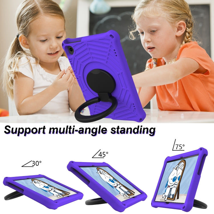 For Lenovo Tab M10 FHD TB-X605FC Spider King Silicone Protective Tablet Case(Purple) - Lenovo by PMC TechLife | Online Shopping South Africa | PMC TechLife | Buy Now Pay Later Mobicred