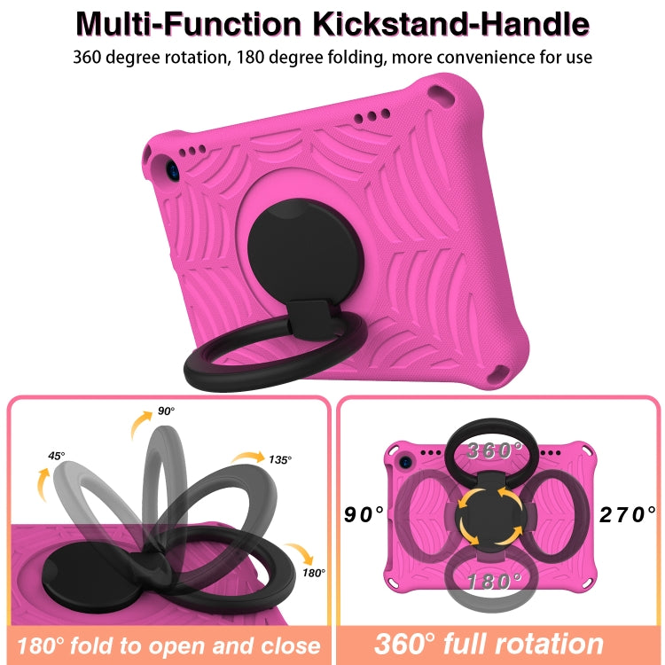 For Amazon Kindle Fire HD 8 2022 / 2020 Spider King Silicone Protective Tablet Case(Rose Red) - Amazon by PMC TechLife | Online Shopping South Africa | PMC TechLife | Buy Now Pay Later Mobicred