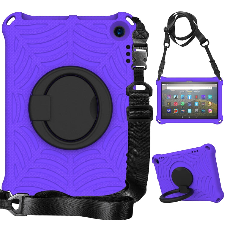 For Amazon Kindle Fire HD 8 2022 / 2020 Spider King Silicone Protective Tablet Case(Purple) - Amazon by PMC TechLife | Online Shopping South Africa | PMC TechLife | Buy Now Pay Later Mobicred