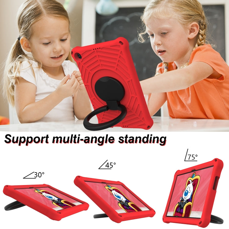 For Huawei MatePad T 10s Spider King Silicone Protective Tablet Case(Red) - Huawei by PMC TechLife | Online Shopping South Africa | PMC TechLife | Buy Now Pay Later Mobicred
